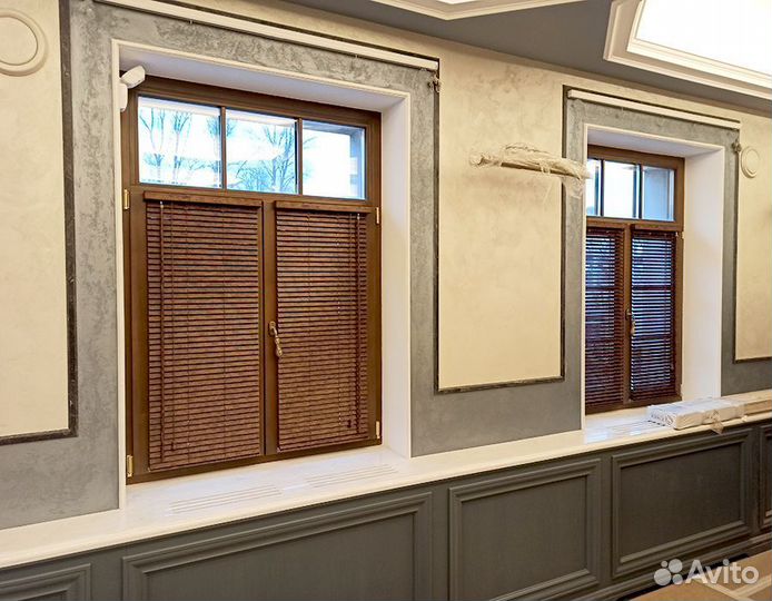 Деревянные жалюзи в размер за 2 дня с установкой