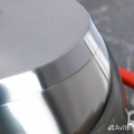 Кастрюля аврора 4л. Из нерж.сталь капсульное дно