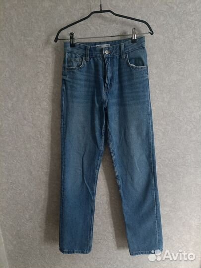 Джинсы bershka 32 xxs straight fit