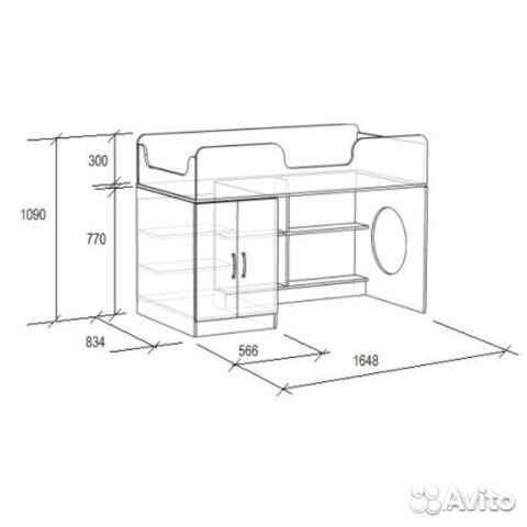 Детская кровать-чердак