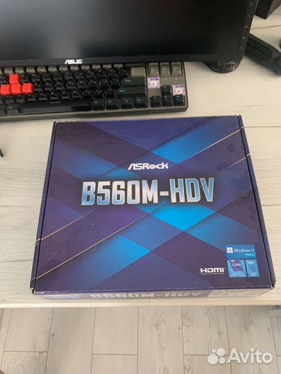 Материнская плата asrock b560m-hdv