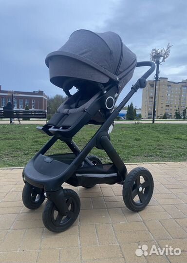 Коляска Stokke Trailz V6 серая