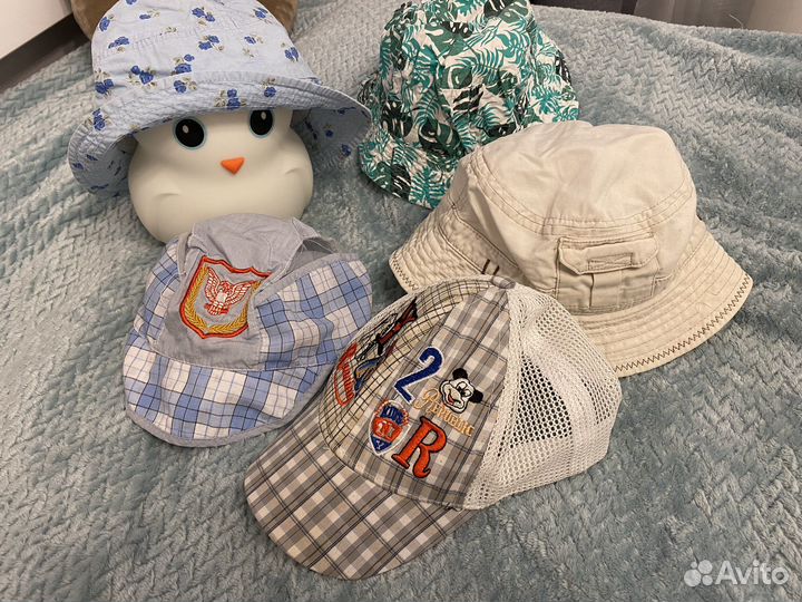Панамы и кепка детская 1-2 года