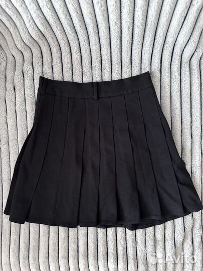 Теннисная юбка черная