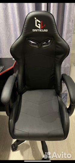 Компьютерное кресло кожаное экокожа новое