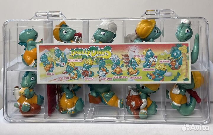 Динозавры строители 1995 г. Киндер серия 90-х