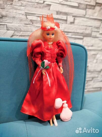 Кукла Sandy/ Санди/ Сэнди 90х в красном платье