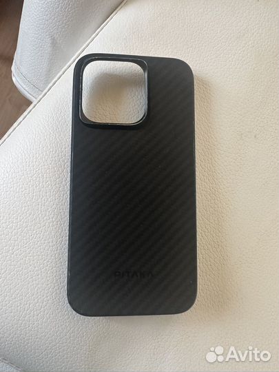 Карбоновый чехол Pitaka оригинал iPhone 14 Pro