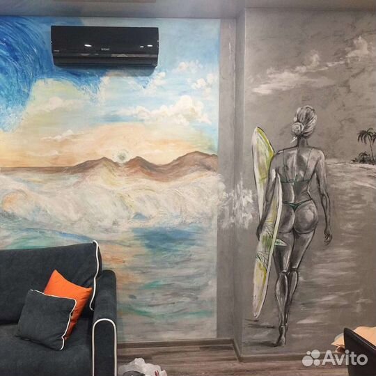 Роспись стен художник