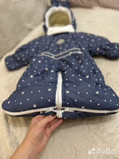 Зимний комбинезон для новорожденных