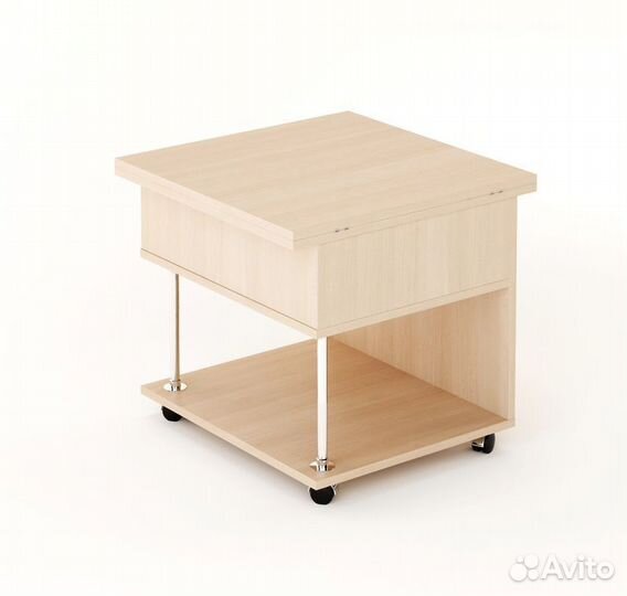 Стол журнальный №7 раскладной(Беленый дуб)