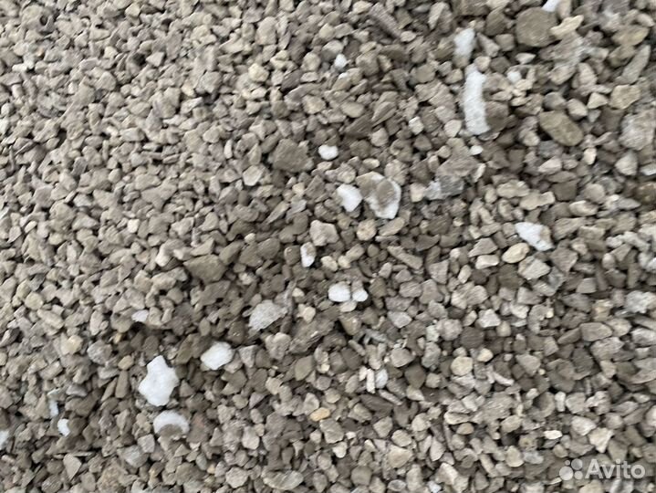 Щебень, Песок