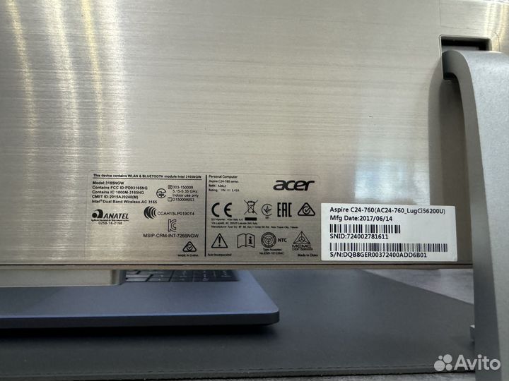Моноблок Acer Aspire C24-760