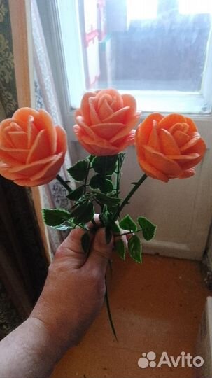 Роза из мыла