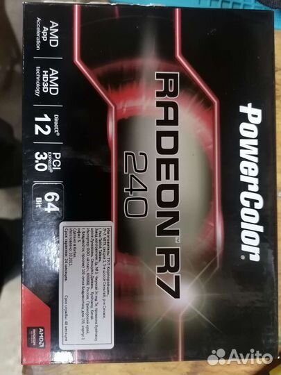 Видеокарта R7 240