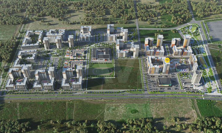 1-к. квартира, 52 м², 5/24 эт.