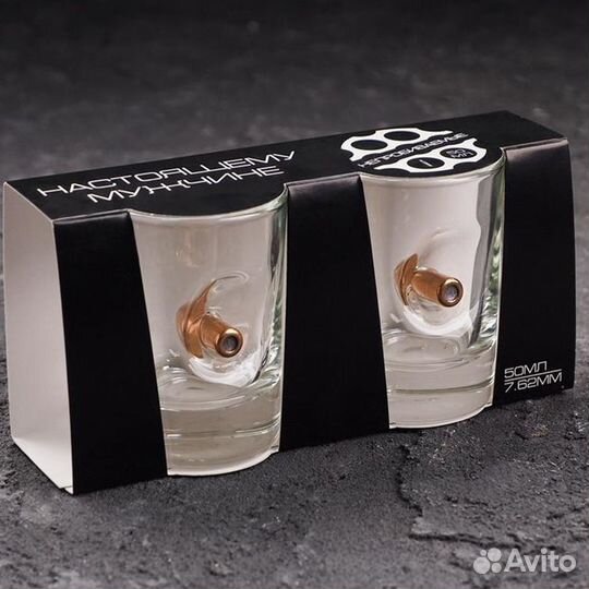 Стопки с пулей 2шт. 50мл