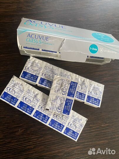 Линзы acuvue oasys -1,5