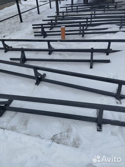 Усиленные снегозадержатели