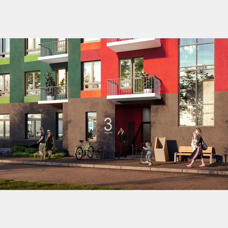 2-к. квартира, 58,6 м², 2/5 эт.