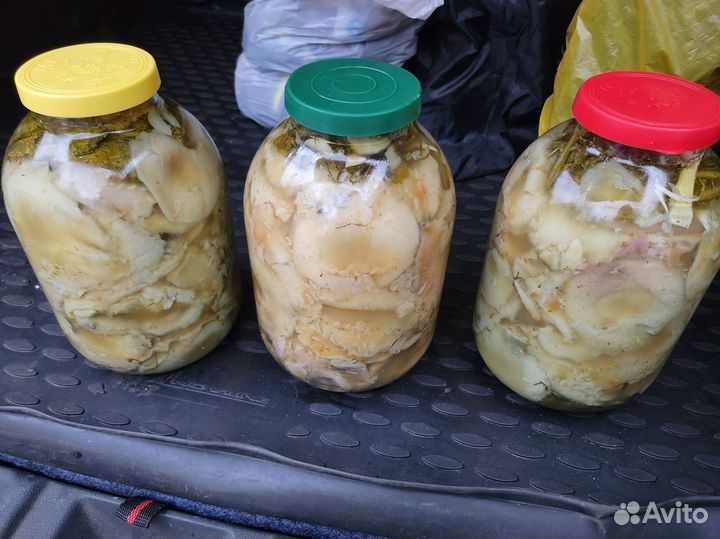 Грузди белые бочковые 3л