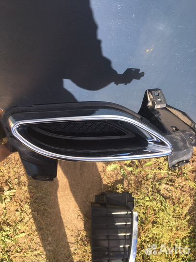 Диффузор на задний бампер mercedes W213