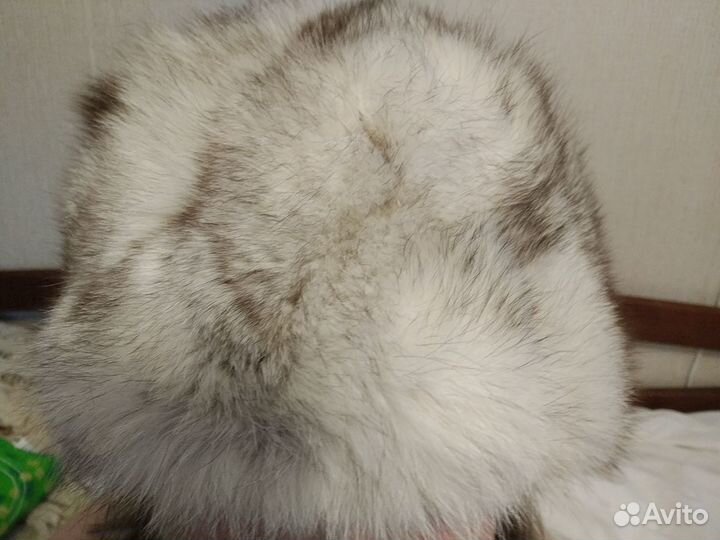 Шапка меховая песцовая новая