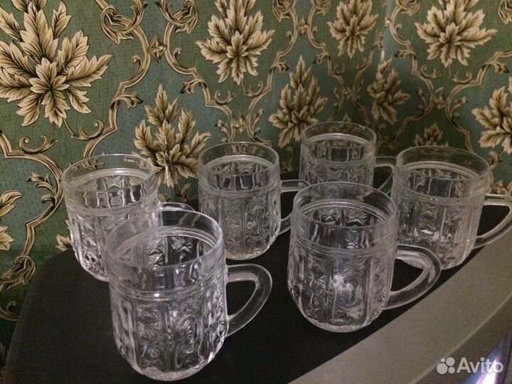 Хрустальные кружки cccр