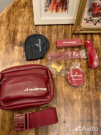 Дорожный набор Трансаэро винтаж новый