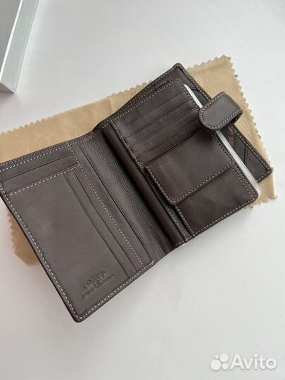 Бумажник мужской кожаный