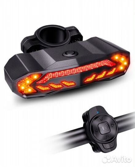 Фонарь велосипедный с поворотником