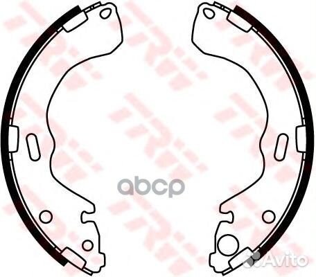 Колодки барабанные к-кт 'GS8664 TRW