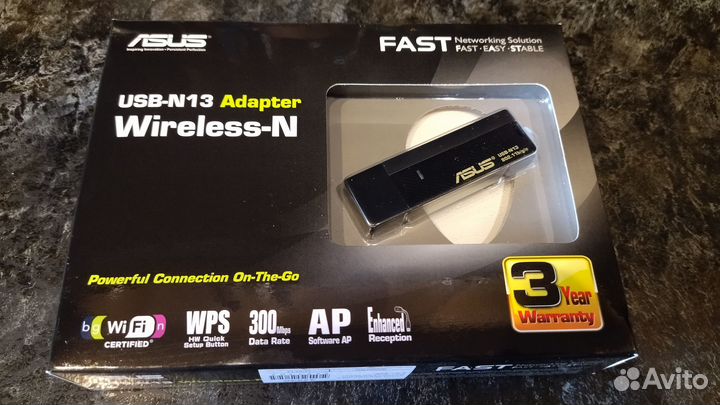 Wi-Fi адаптер asus USB-N13