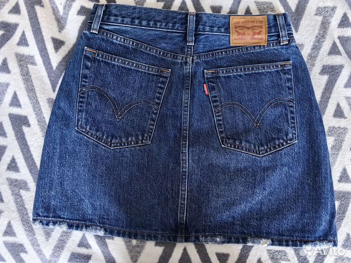 Джинсовая юбка levis