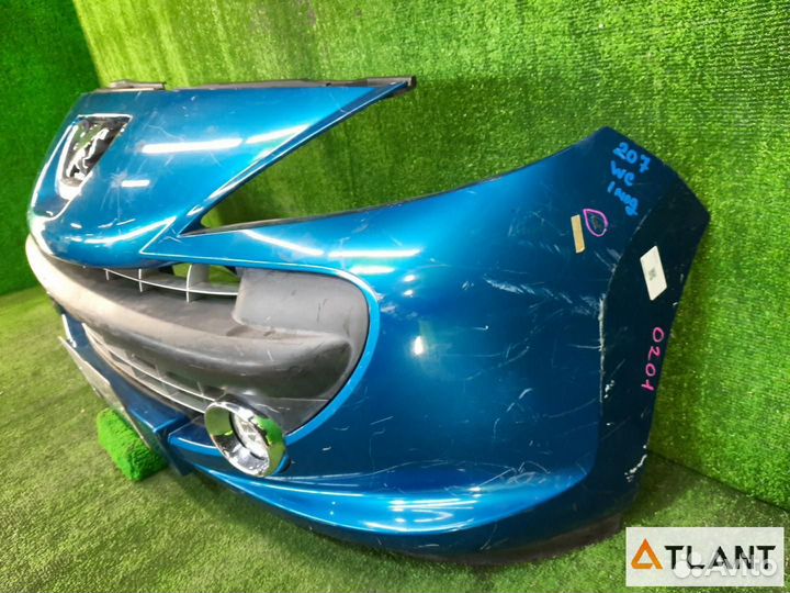 Бампер передний peugeot 207