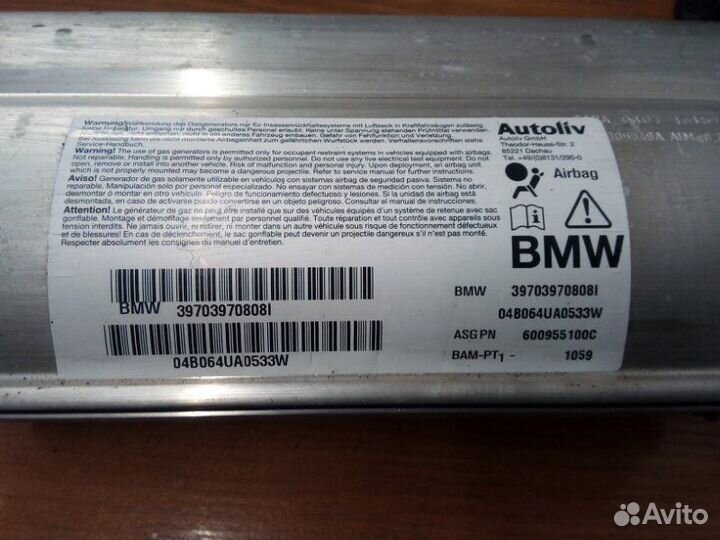 Подушка безопасности пассажира Bmw 5-Серия E60