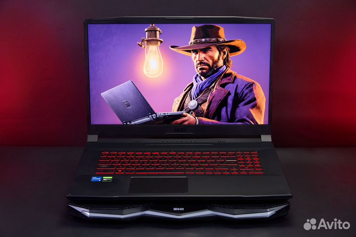 Ноутбук MSI под игры / Core i5 / GTX 1650 / 17.3