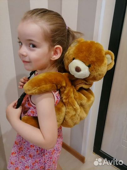 Детский рюкзак медведь +сумка