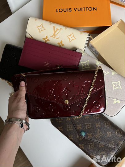 Сумка Louis Vuitton felicie оригинал.исполнение