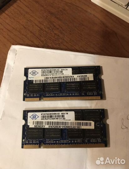 Оперативная память для ноутбука ddr2 ддр2