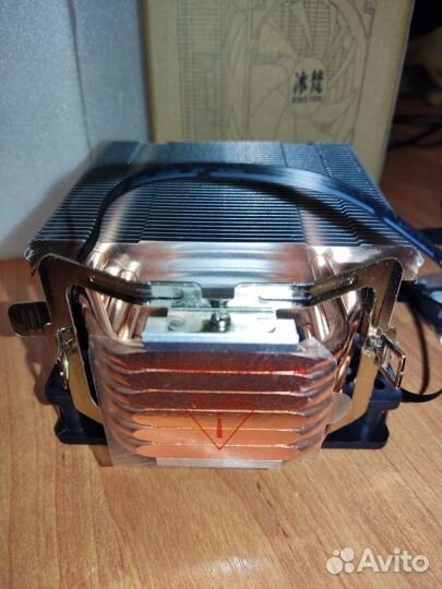 Большой кулер 120мм 6 трубок 150 ватт 4 pin