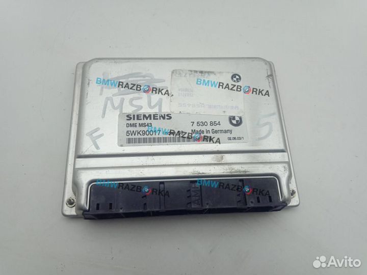 Блок управления двигателем BMW X5 E53 2003 7530854