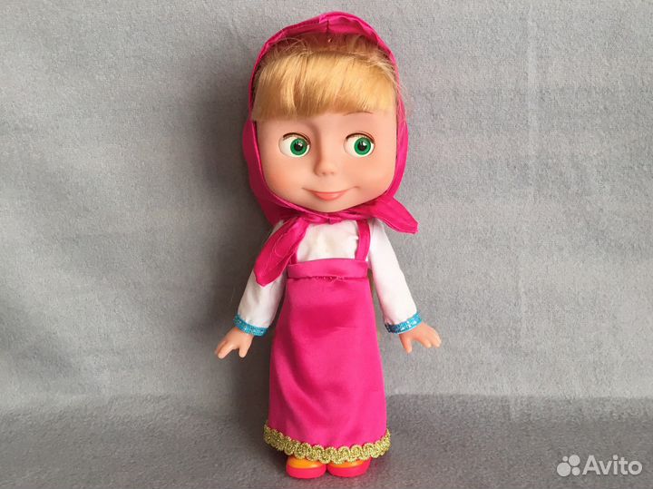 Кукла Маша и медведь озвученная 25 см