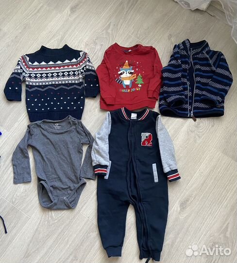 Пакет вещей на мальчика 86 92