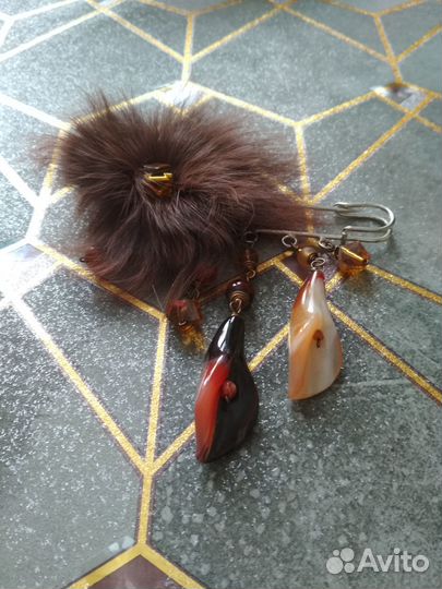 Брошь ручной работы