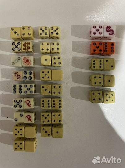 Зарики из бильярдных шаров