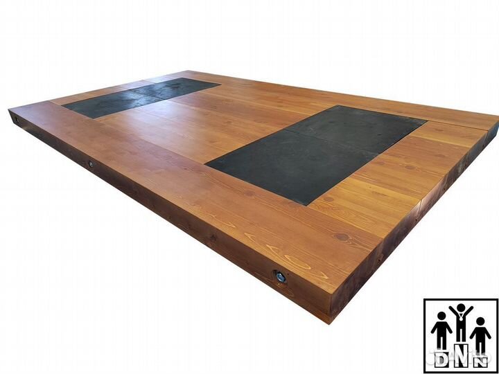 Помост для становой тяги эконом с морением DNN