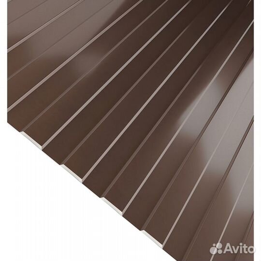 Профнастил С8 Шоколад толщина 0,45мм