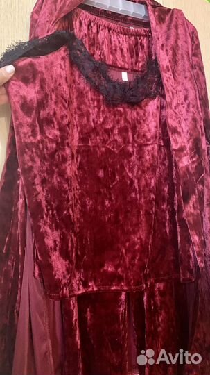 Домашний костюм велюровый