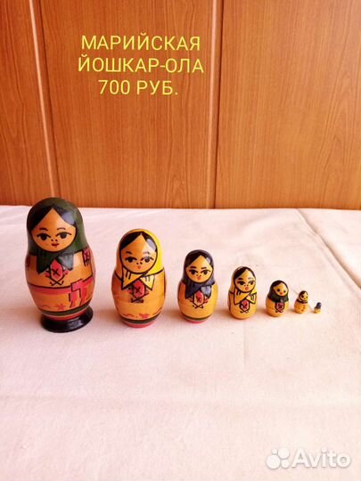 Матрёшки ссср. Марийские и Калининские